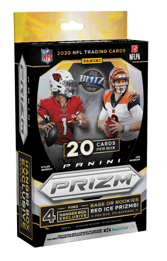 2021 Panini Prizm Football Trading Cards Hanger Box (20 Cards)