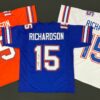 Anthony Richardson Signed Autographed Florida Gators Custom White / Blue / Orange Jersey PSA/DNA - Image 2