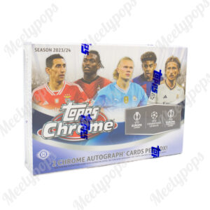 2023-24 Topps UEFA Club Competitions Chrome Soccer Breaker's Delight Box