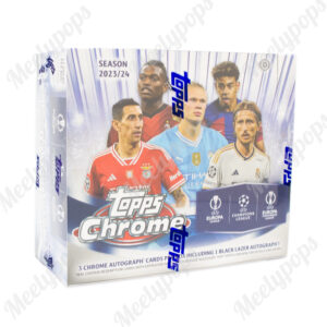 2023-24 Topps Chrome UEFA Club Competitions Soccer Hobby Jumbo Box