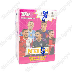 2023-24 Topps UEFA Club Competitions Merlin Chrome Soccer Blaster Box