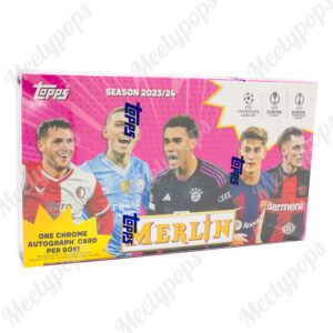 2023-24 Topps UEFA Club Competitions Merlin Chrome Soccer Hobby Box