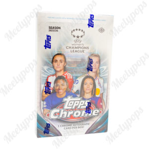 2023-24 Topps UEFA Women's Champions League Chrome Soccer Hobby Box