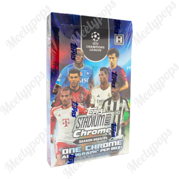 2023/24 Topps UEFA Club Competitions Stadium Club Chrome Soccer Hobby Box